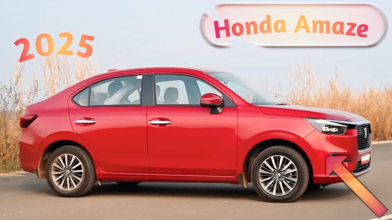Honda Amaze 2025: स्टाइल, परफॉर्मेंस और सुरक्षा का शानदार मेल!