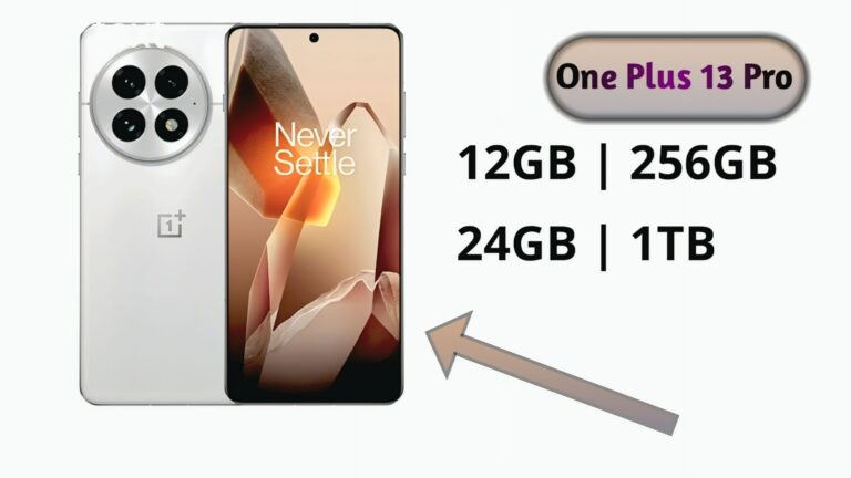 OnePlus 13 Pro : डिस्प्ले – 6.8-इंच 2K AMOLED स्क्रीन, 120Hz रिफ्रेश रेट।