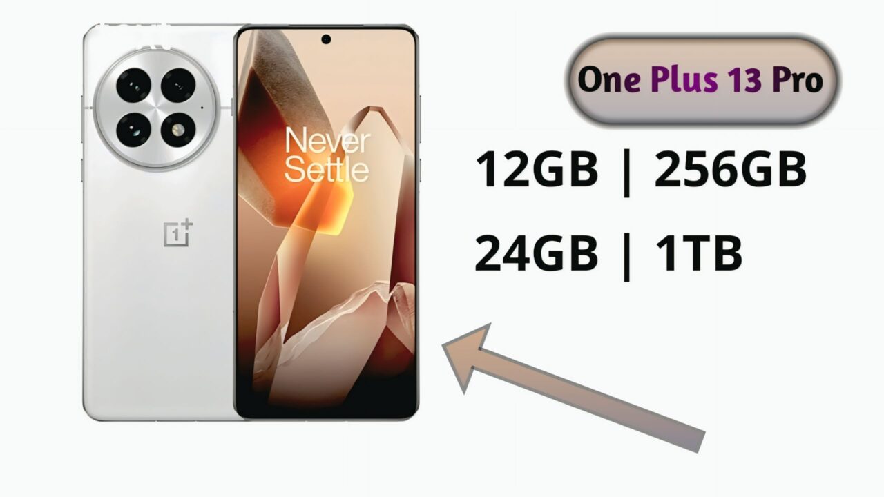 OnePlus 13 Pro : डिस्प्ले – 6.8-इंच 2K AMOLED स्क्रीन, 120Hz रिफ्रेश रेट।
